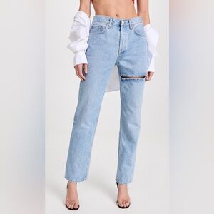 AGOLDE Jeans; lighter wash